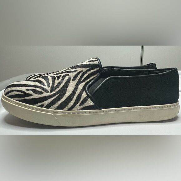 Cole Hann Black and white Zebra print slip on loafers size 8 - Picture 4 of 5